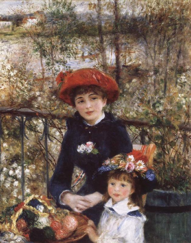 Pierre Auguste Renoir On tghe Terrace china oil painting image